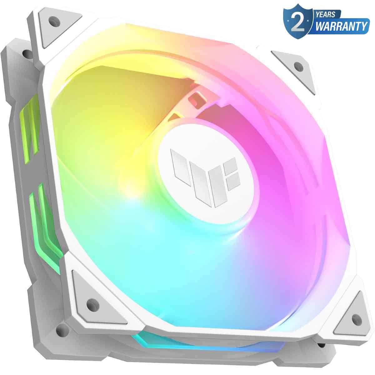 Asus White TUF Gaming TR120 3-In-1 ARGB Fan