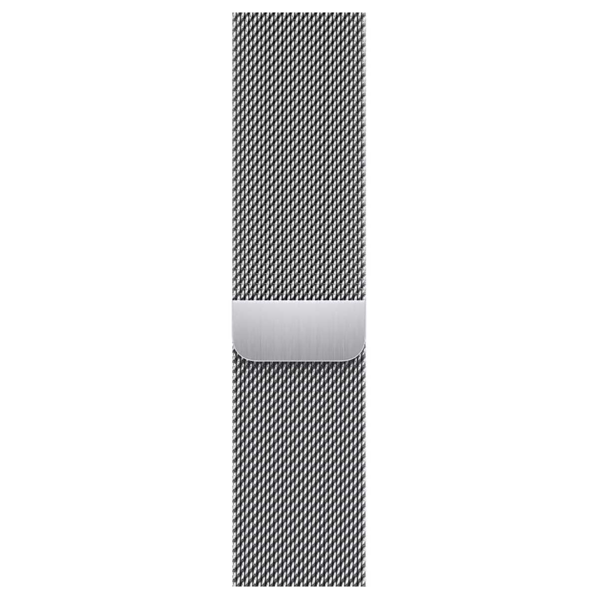 Apple 45mm Silver Milanese Loop - One Size