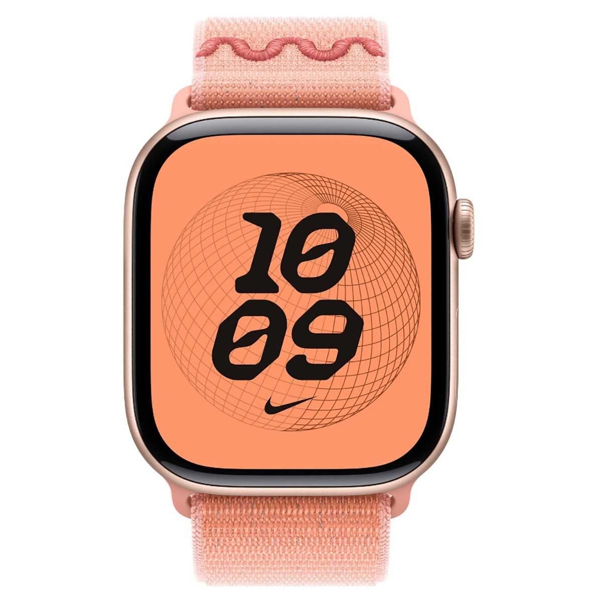 Apple 46mm Alpenglow Pink Nike Sport Loop - One Size