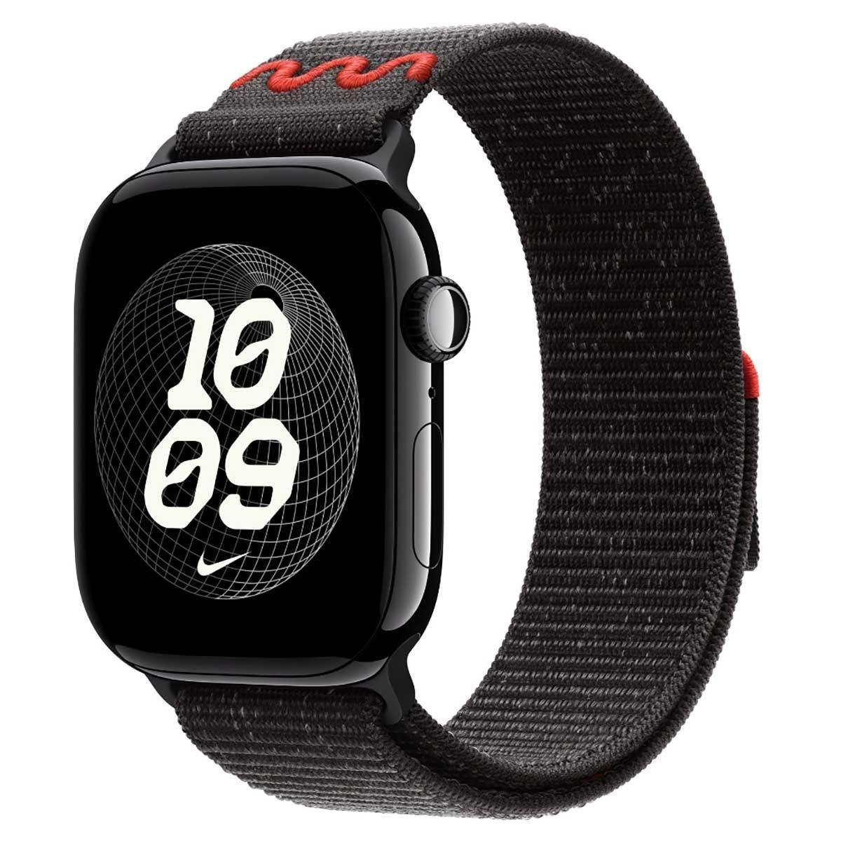 Apple 46mm Midnight Black Nike Sport Loop - One Size