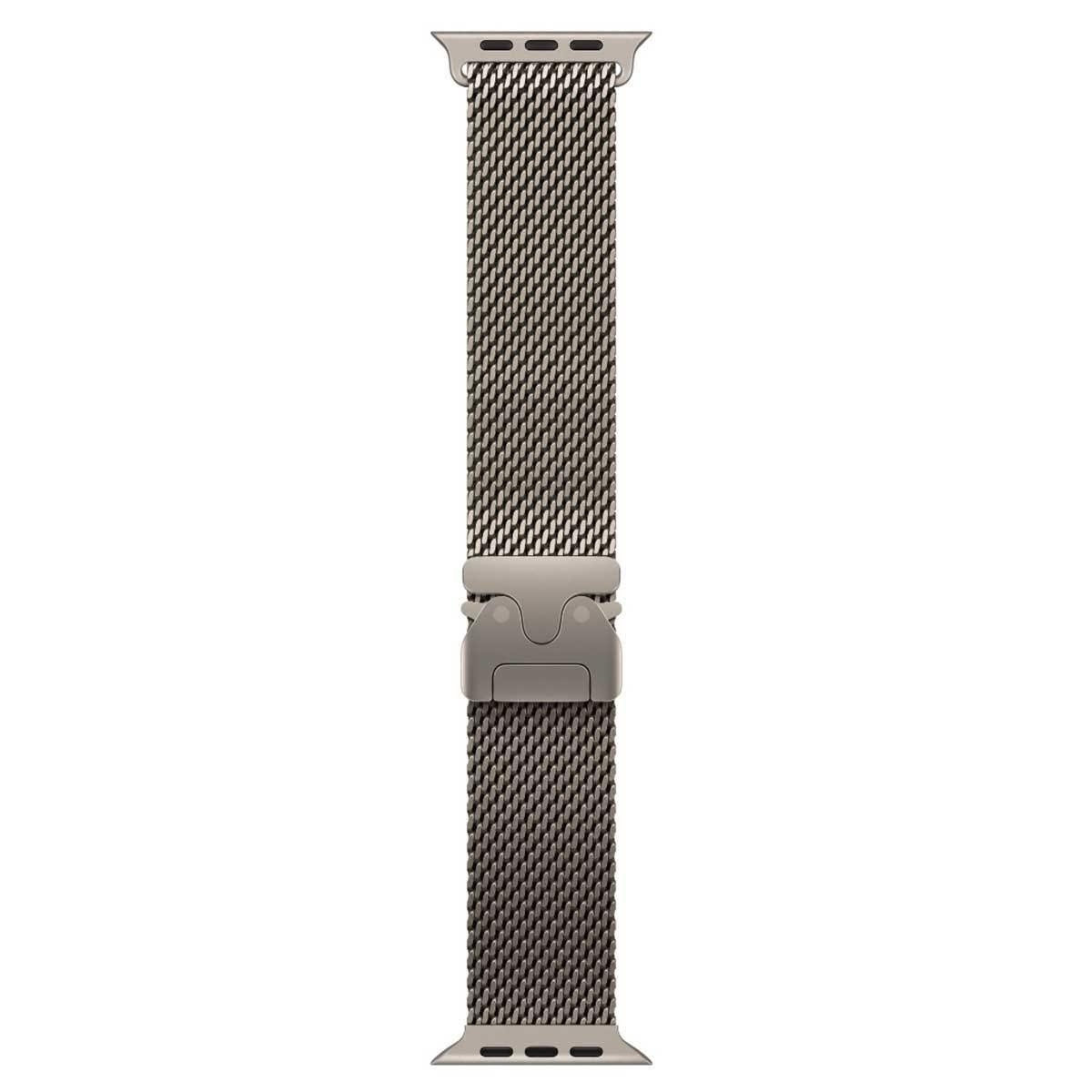 Apple 49mm Natural Titanium Milanese Loop - Small