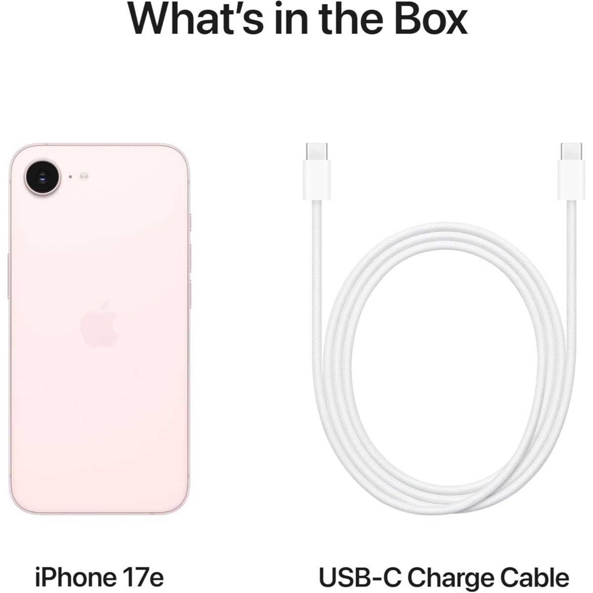 Apple iPhone 17e 256GB (eSIM only), KSA Version - Soft Pink