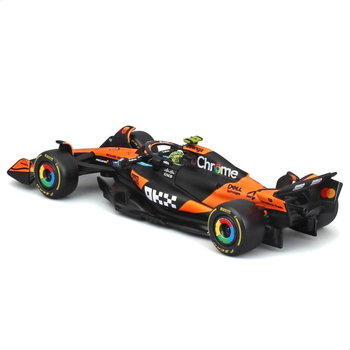 Bburago 1:43 McLaren MCL39 Diecast Model Car with Helmet Boys, 13+ Years