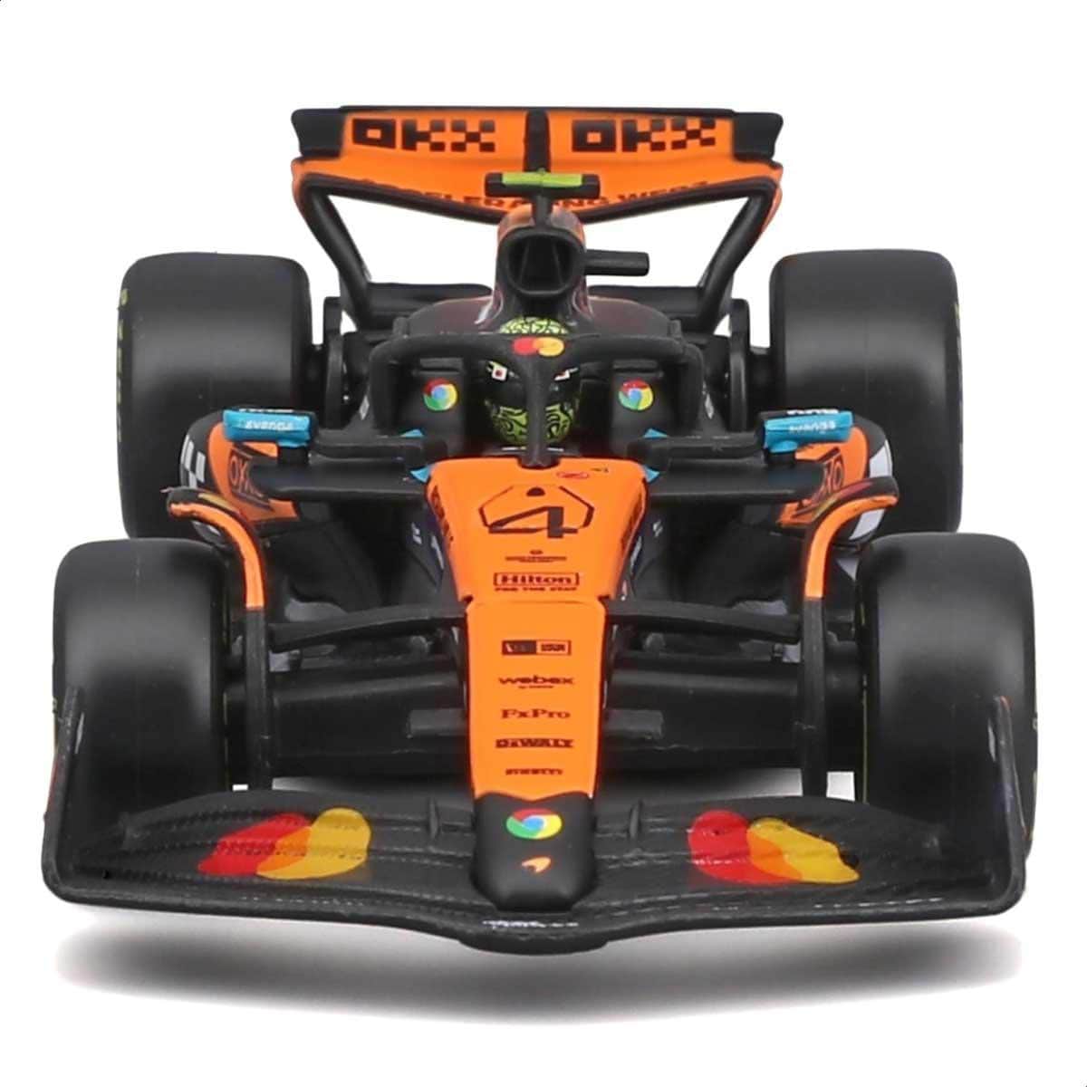 Bburago 1:43 McLaren MCL39 Diecast Model Car with Helmet Boys, 13+ Years