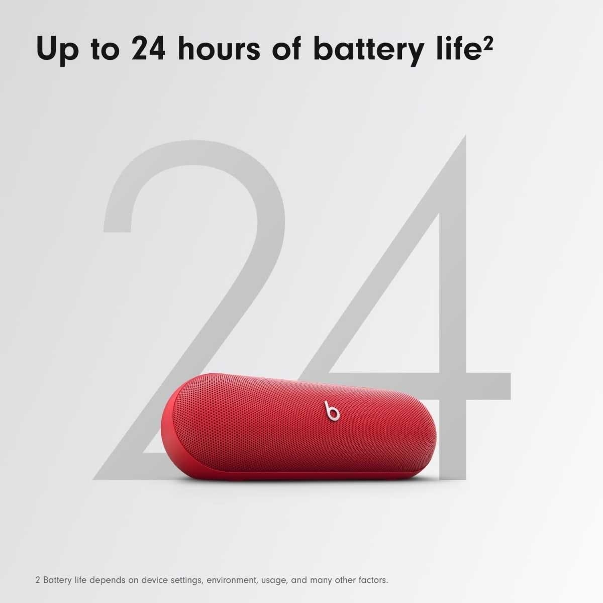 Beats Statement Red Pill Bluetooth Wireless Speaker