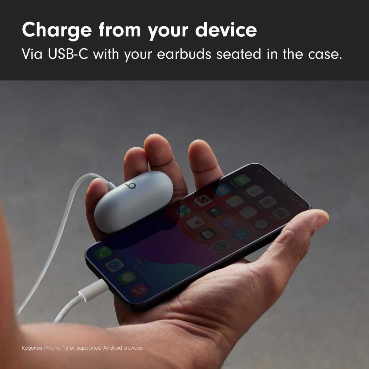 Beats Transparent Red Solo Buds True Wireless Earbuds