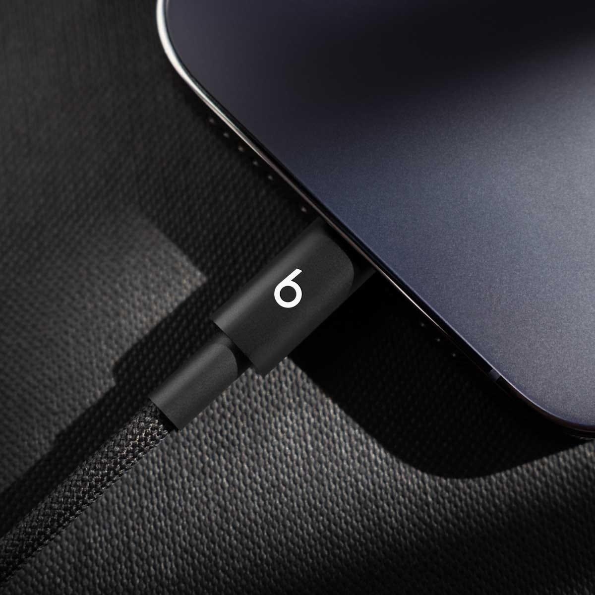 Beats Bolt Black 20cm USB-C to Lightning Woven Short Cable