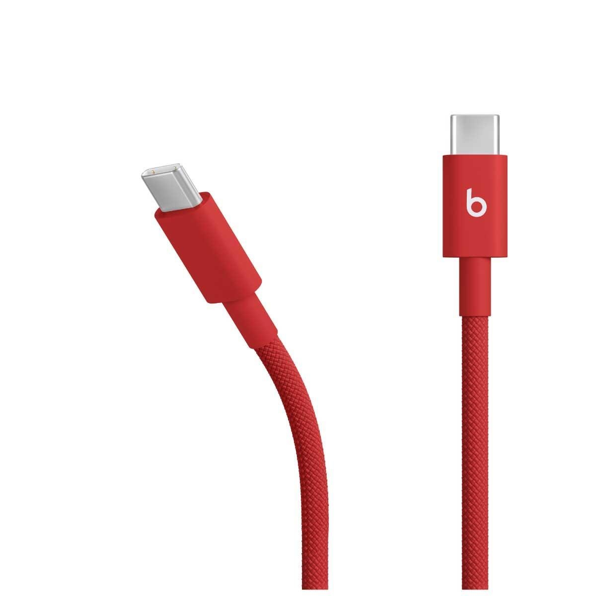 Beats Rapid Red 1.5m USB-C to USB-C Woven Cable