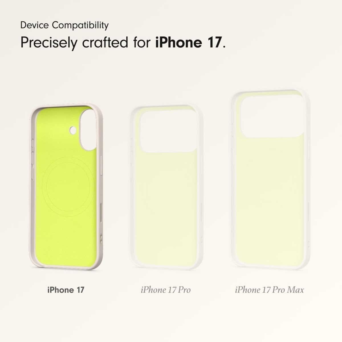 بيتس غطاء مع حامل وMagSafe وتحكم بالكاميرا لآيفون 17 - لايم ستون