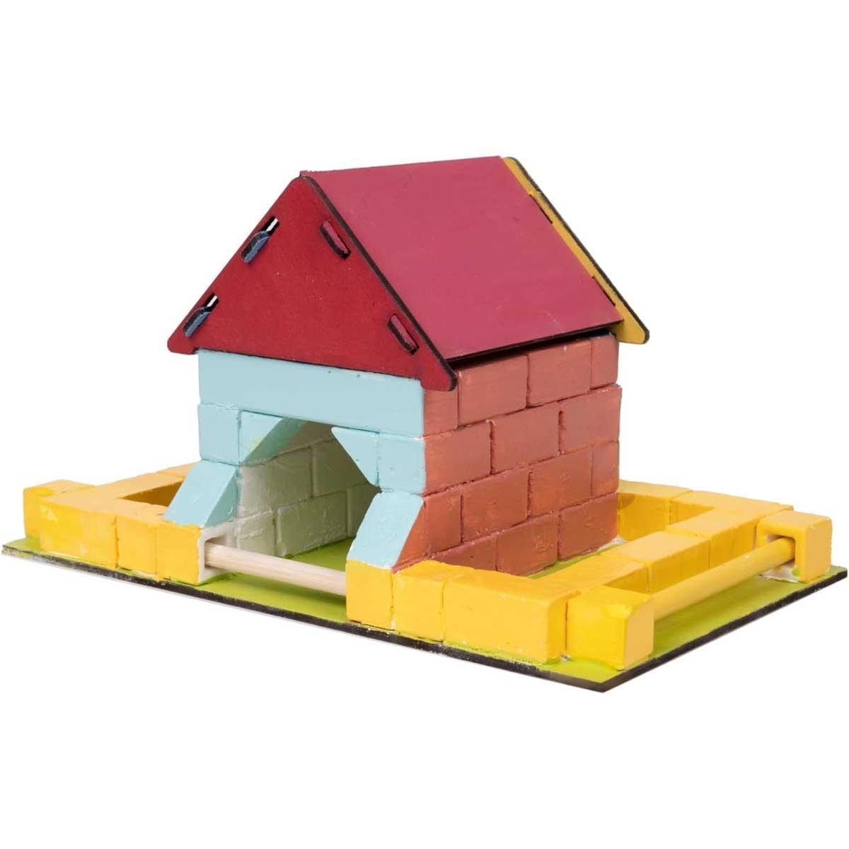 بيلدتس طقم بناء بيت طيور للجنسين، 6-8 سنوات