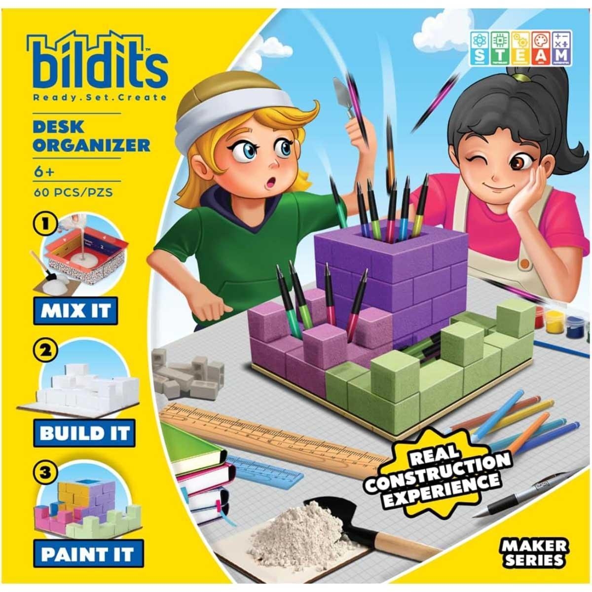 بيلدتس طقم بناء منظم مكتب للجنسين، 6-8 سنوات