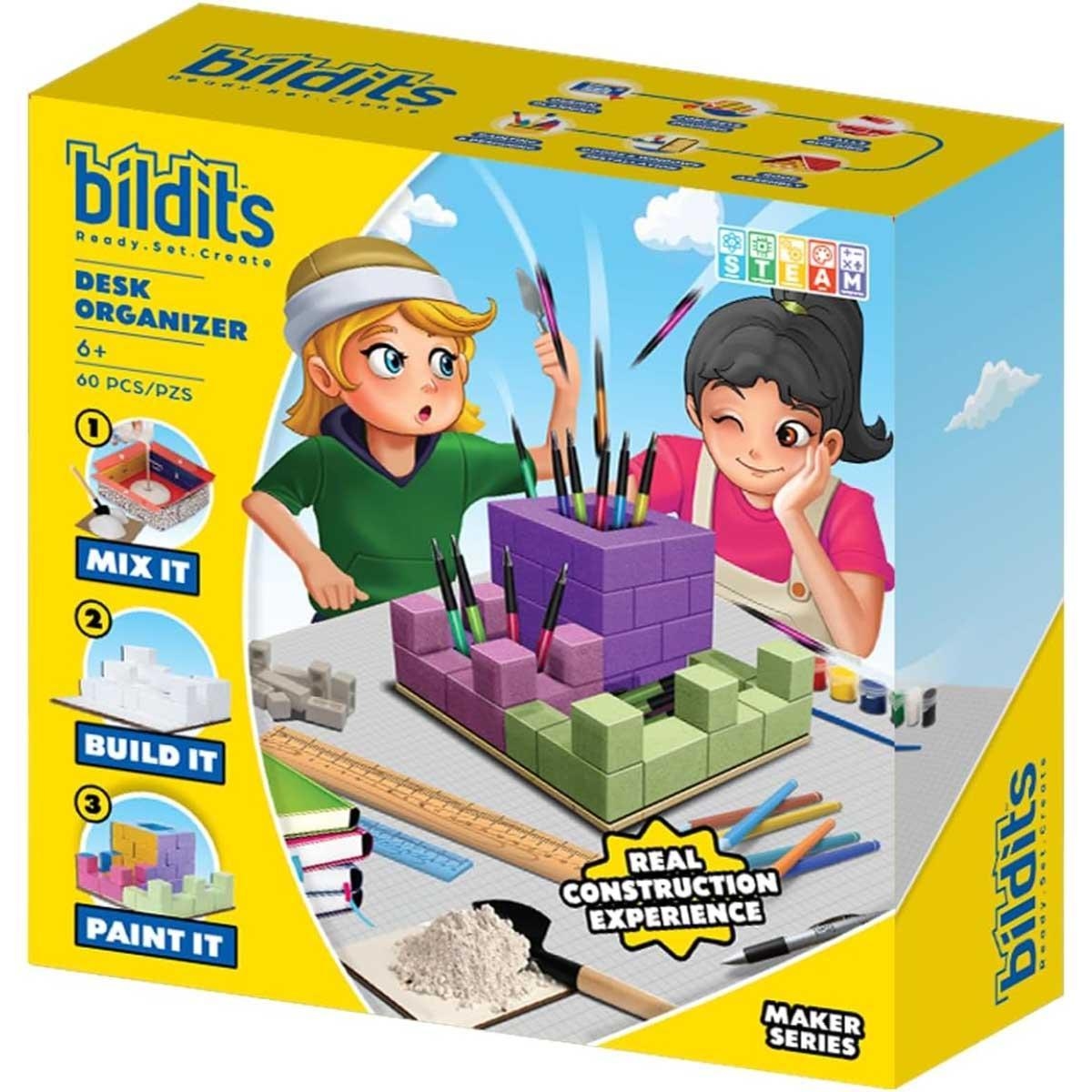 بيلدتس طقم بناء منظم مكتب للجنسين، 6-8 سنوات