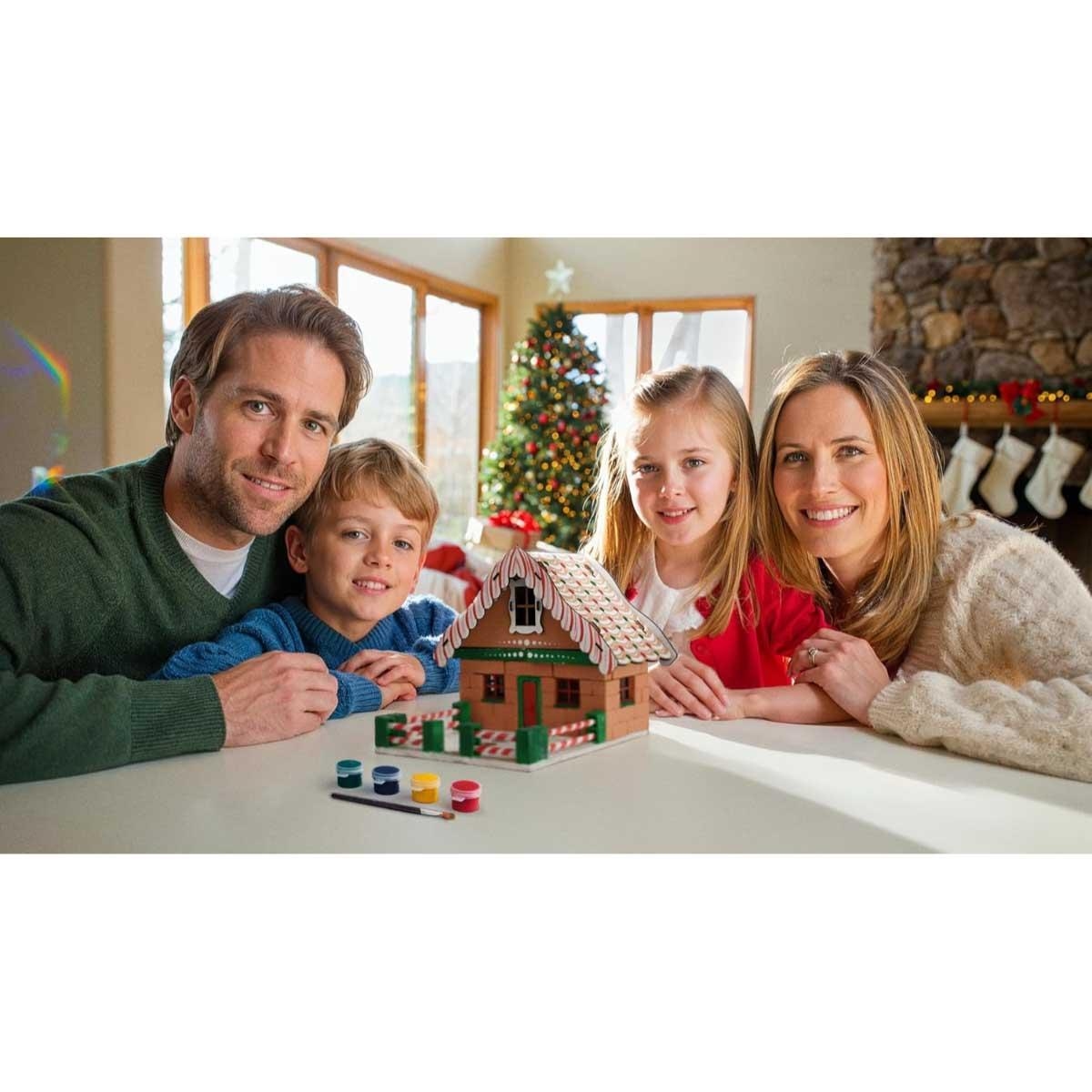 بيلدتس طقم بناء بيت خبز الزنجبيل للجنسين، 6-8 سنوات