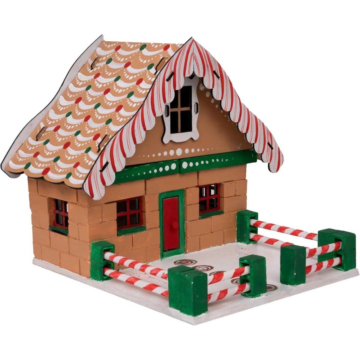 بيلدتس طقم بناء بيت خبز الزنجبيل للجنسين، 6-8 سنوات