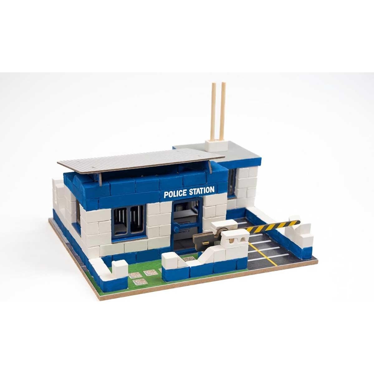 بيلدتس طقم بناء مركز شرطة للجنسين، 8-10 سنوات