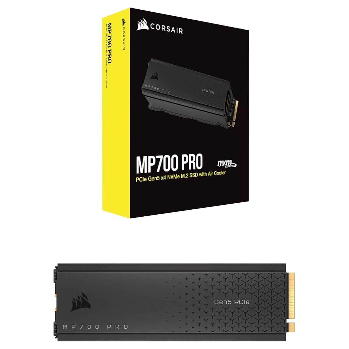 Corsair 1TB MP700 Pro Gen5 PCIe SSD with Cooler