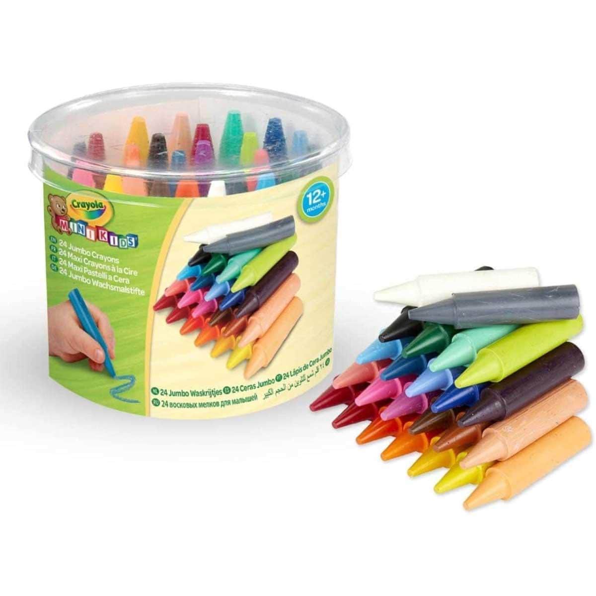 Crayola 24-Piece Jumbo Crayons Set Toddler, 0-2 Years