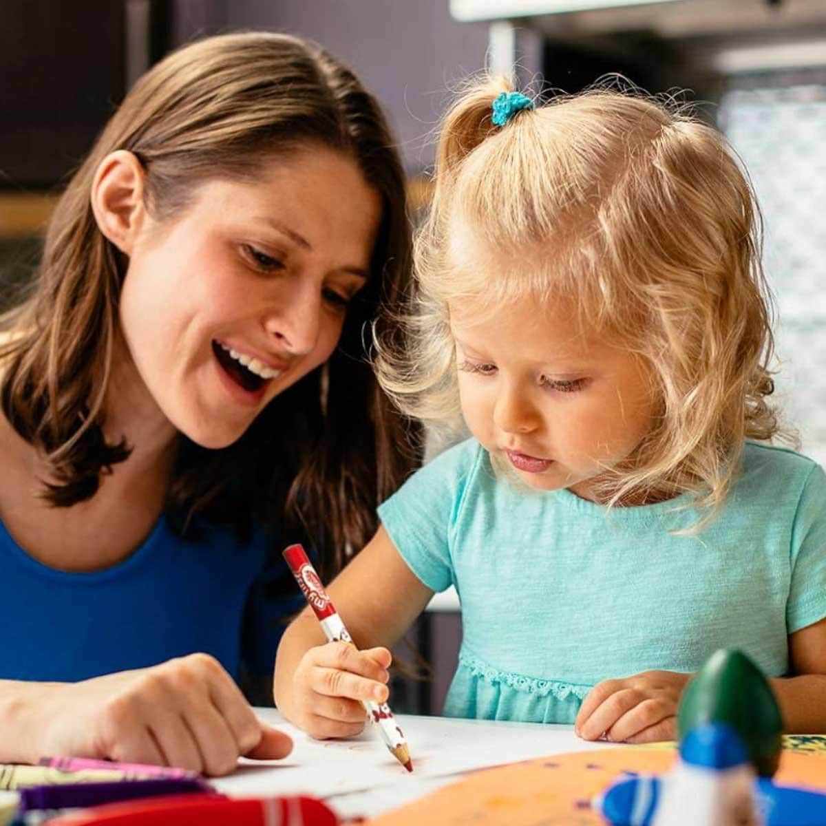 Crayola 8-Piece Jumbo Decorated Pencils Set Toddler, 0-2 Years