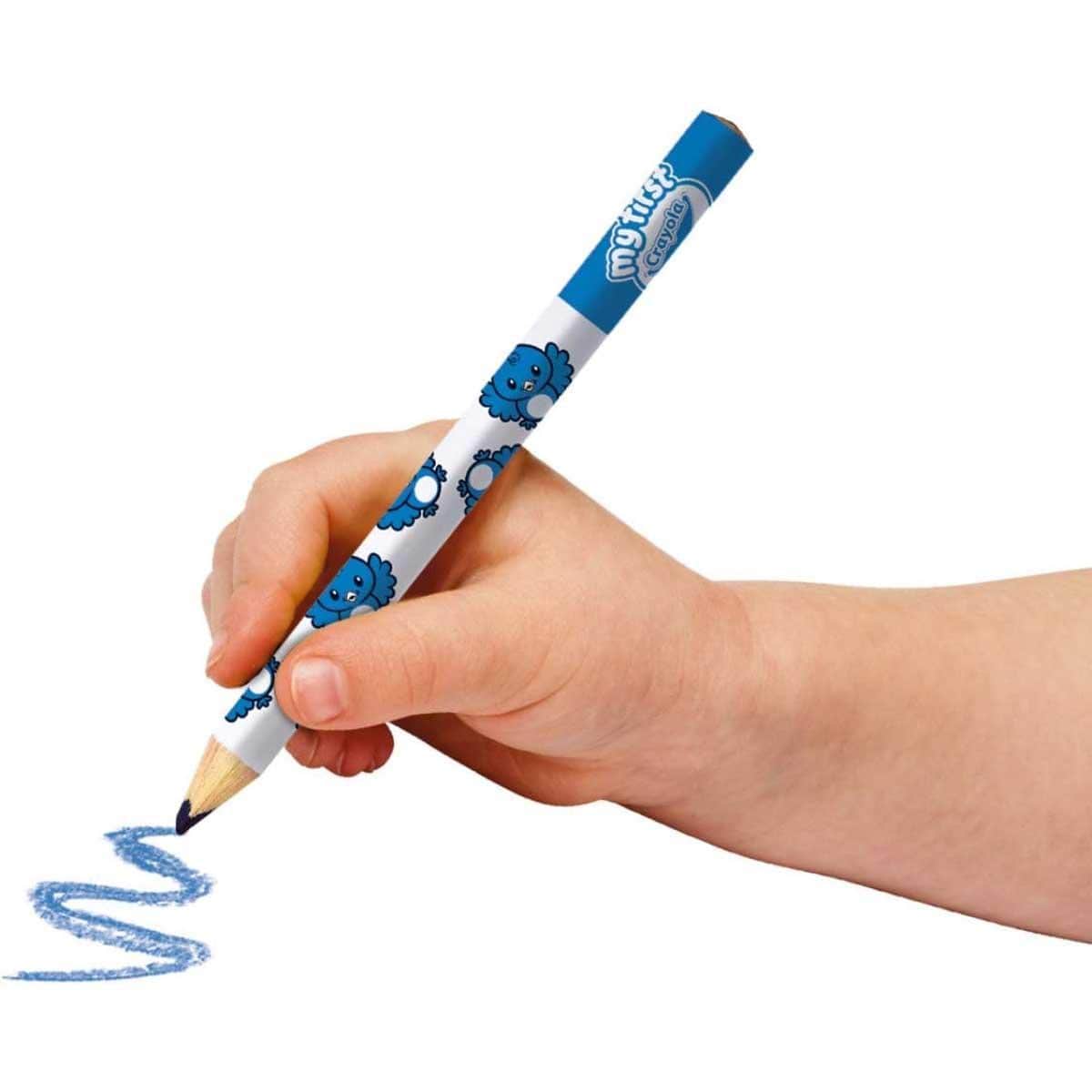 Crayola 8-Piece Jumbo Decorated Pencils Set Toddler, 0-2 Years
