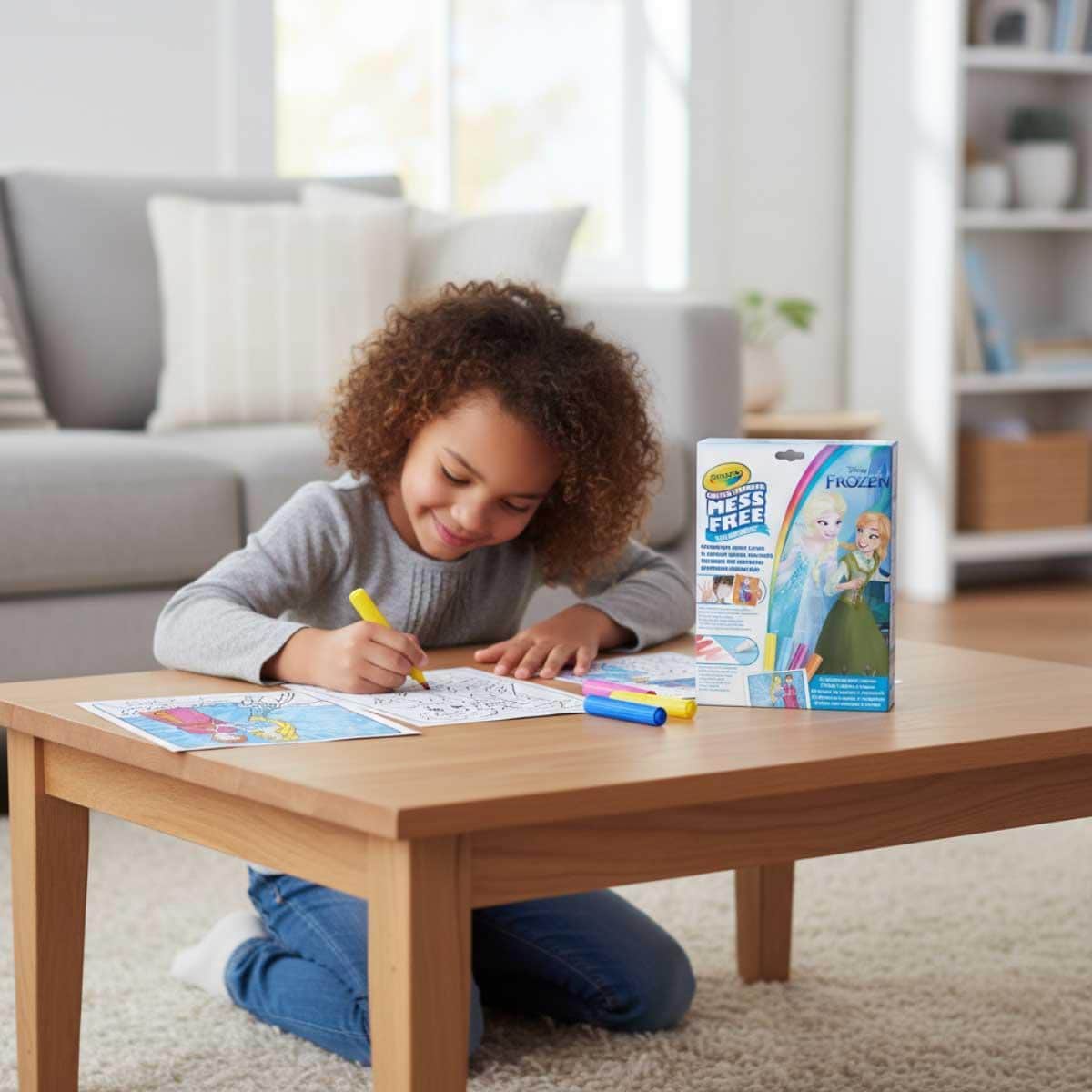 Crayola Color Wonder Disney Frozen Foldalope with Marker Set Unisex, 3-4 Years