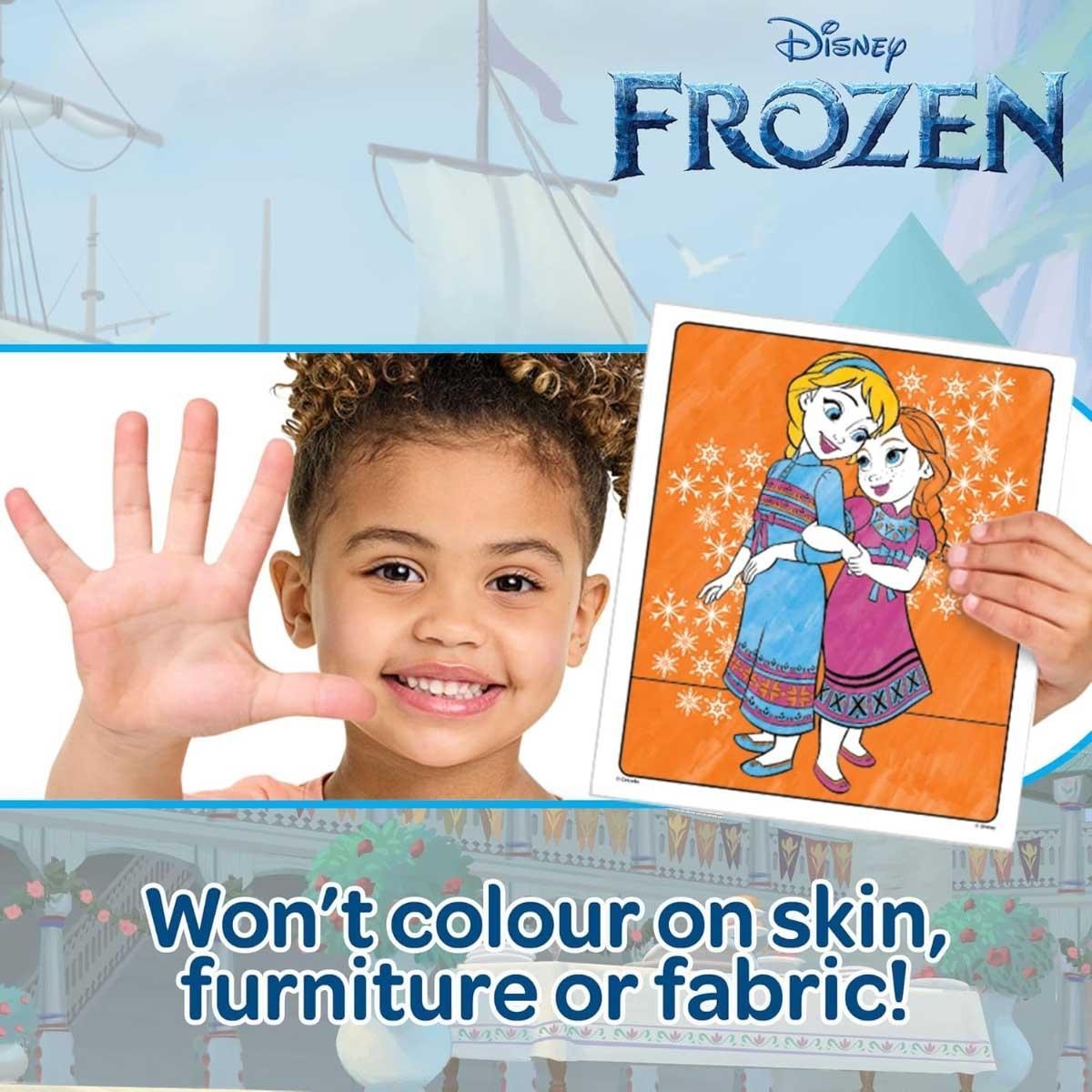 Crayola Color Wonder Disney Frozen Foldalope with Marker Set Unisex, 3-4 Years