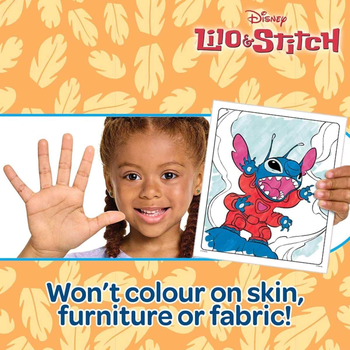 Crayola Color Wonder Disney Lilo & Stitch Foldalope with Marker Set Unisex, 3-4 Years