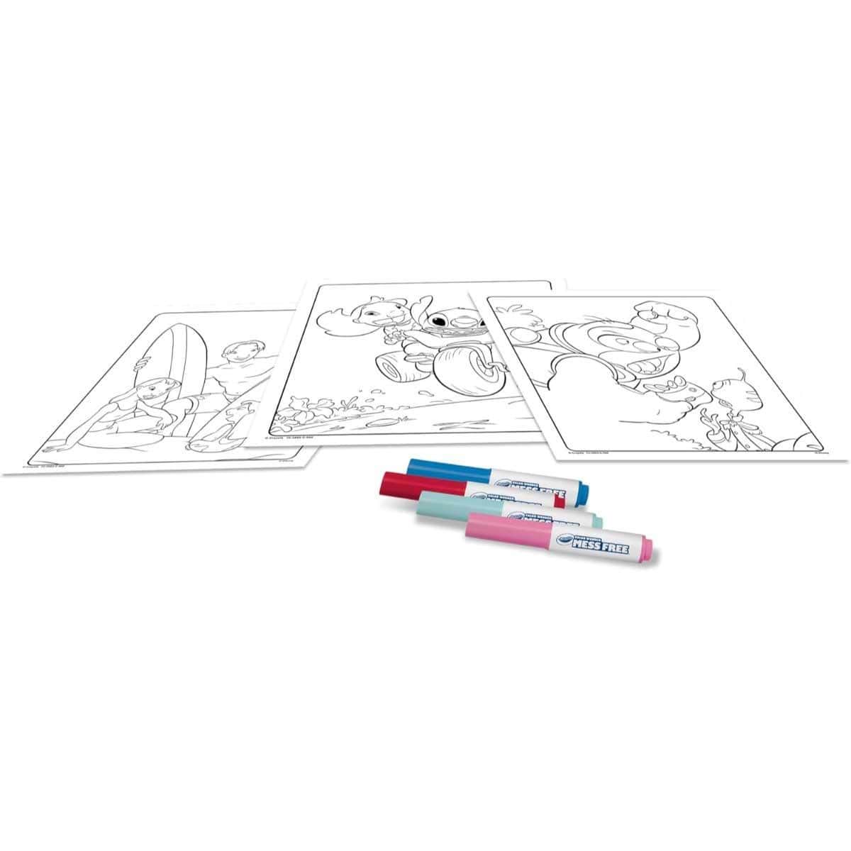 Crayola Color Wonder Disney Lilo & Stitch Foldalope with Marker Set Unisex, 3-4 Years