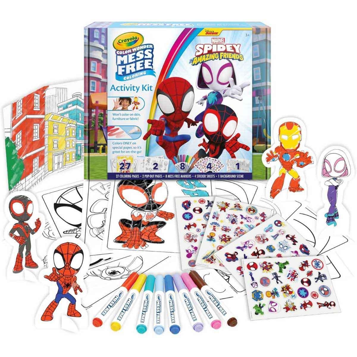 Crayola Color Wonder Spidey Activity Set Unisex, 3-4 Years