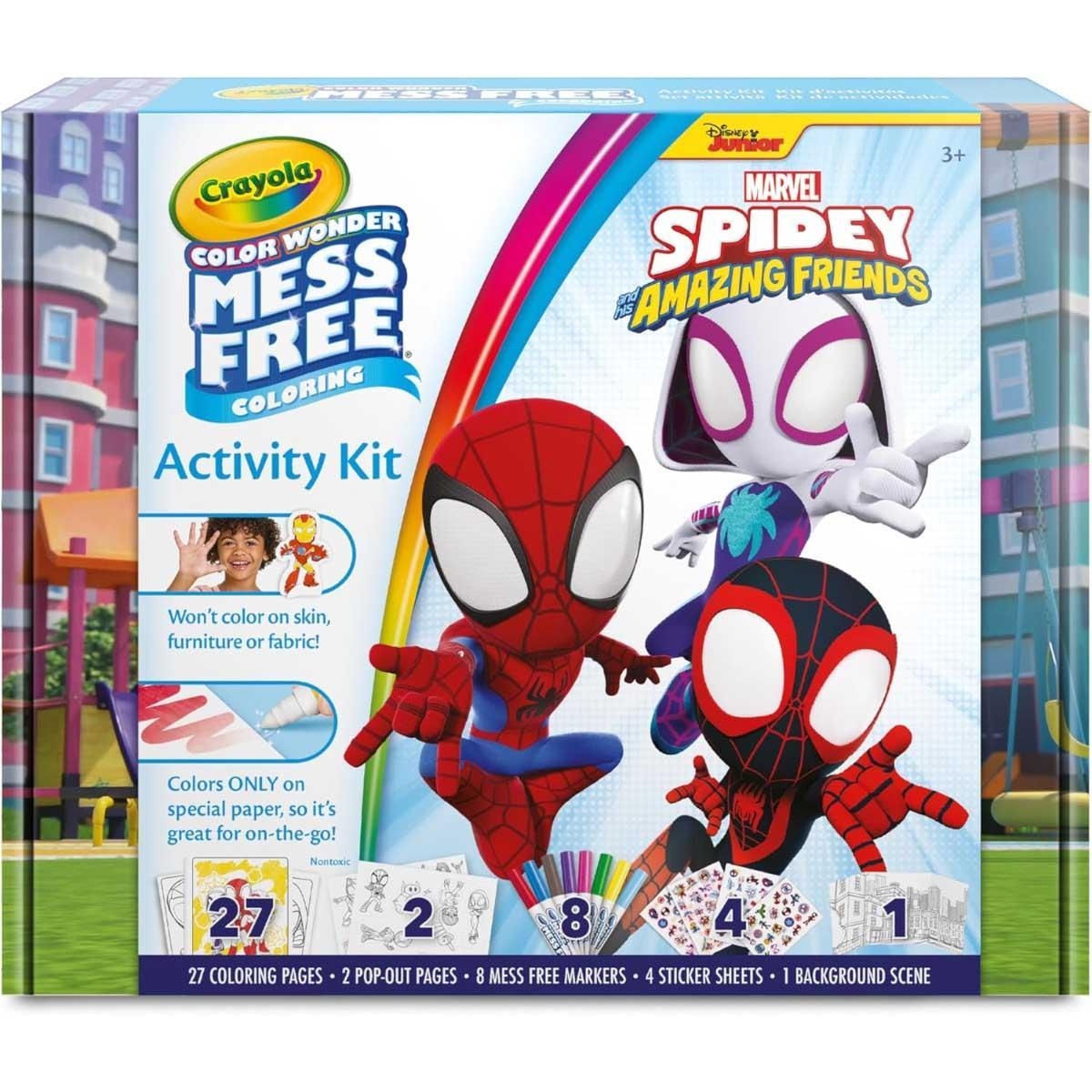 Crayola Color Wonder Spidey Activity Set Unisex, 3-4 Years
