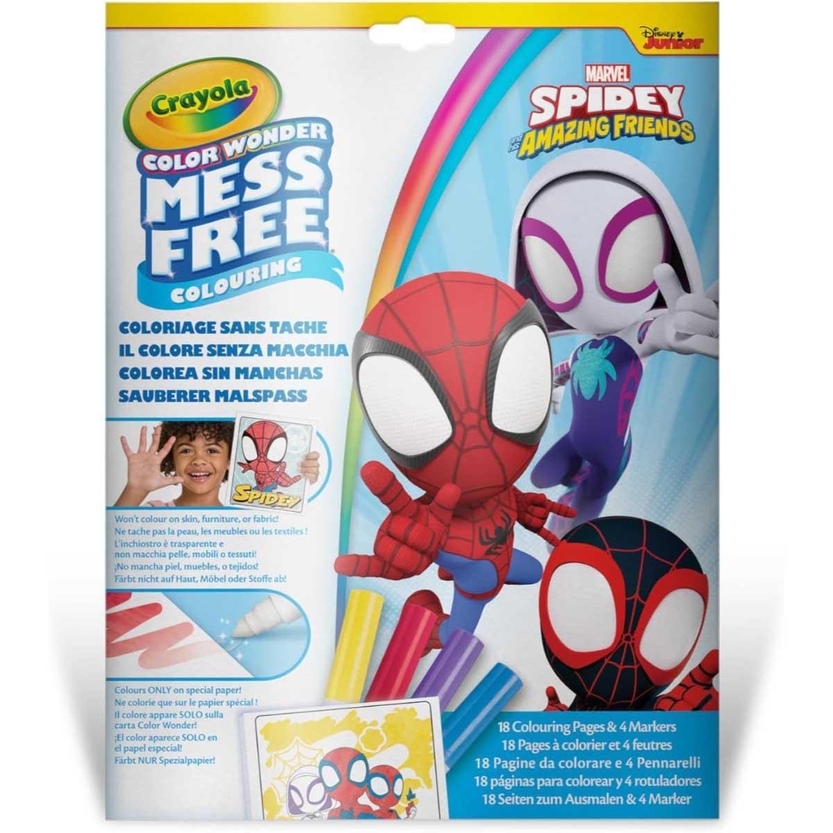 كرايولا كالر وندر مجموعة فولدالوب سبايدي للجنسين، 3-4 سنوات