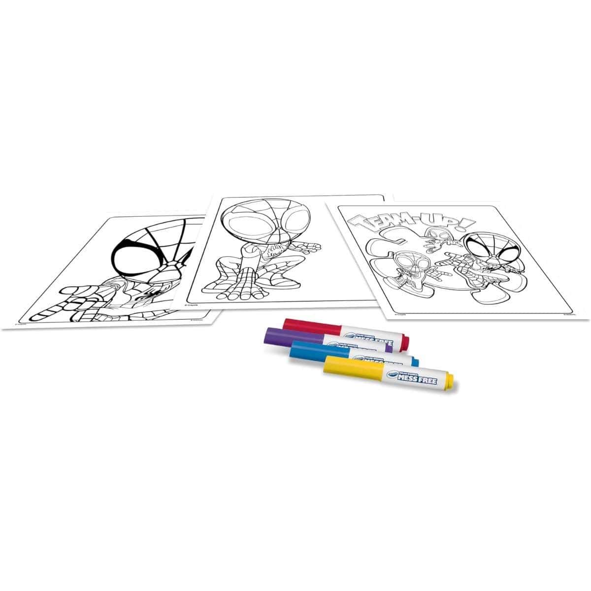 Crayola Color Wonder Spidey Foldalope Set Unisex, 3-4 Years