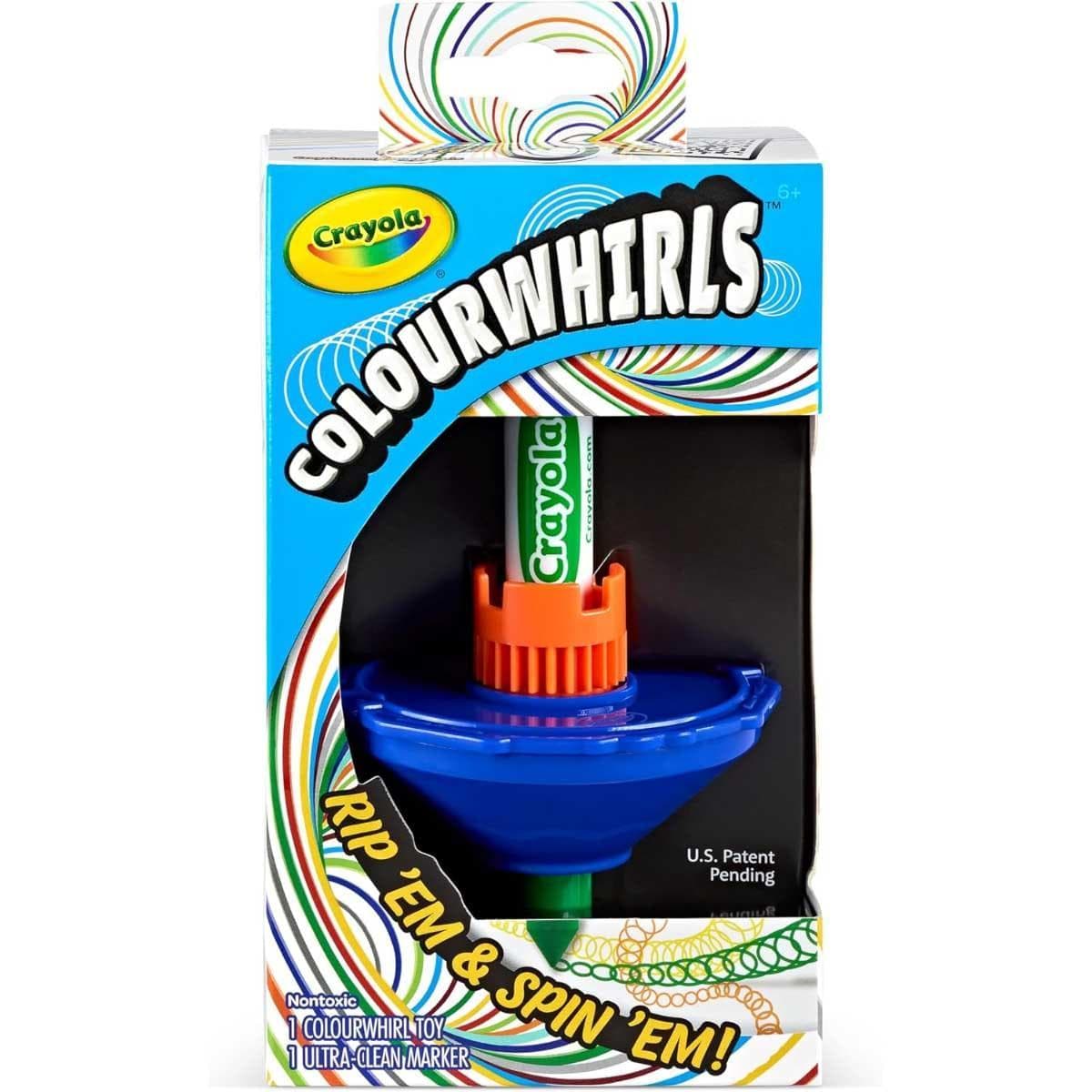 Crayola Colourwhirls Assorted Spinning Top Unisex, 6-8 Years
