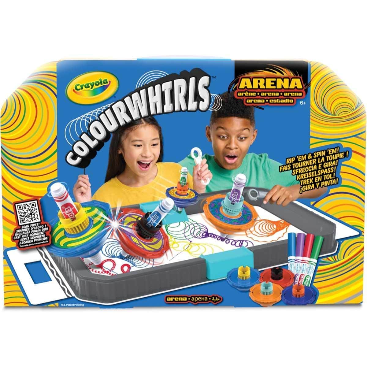 Crayola Colourwhirls Battle Arena Unisex, 6-8 Years