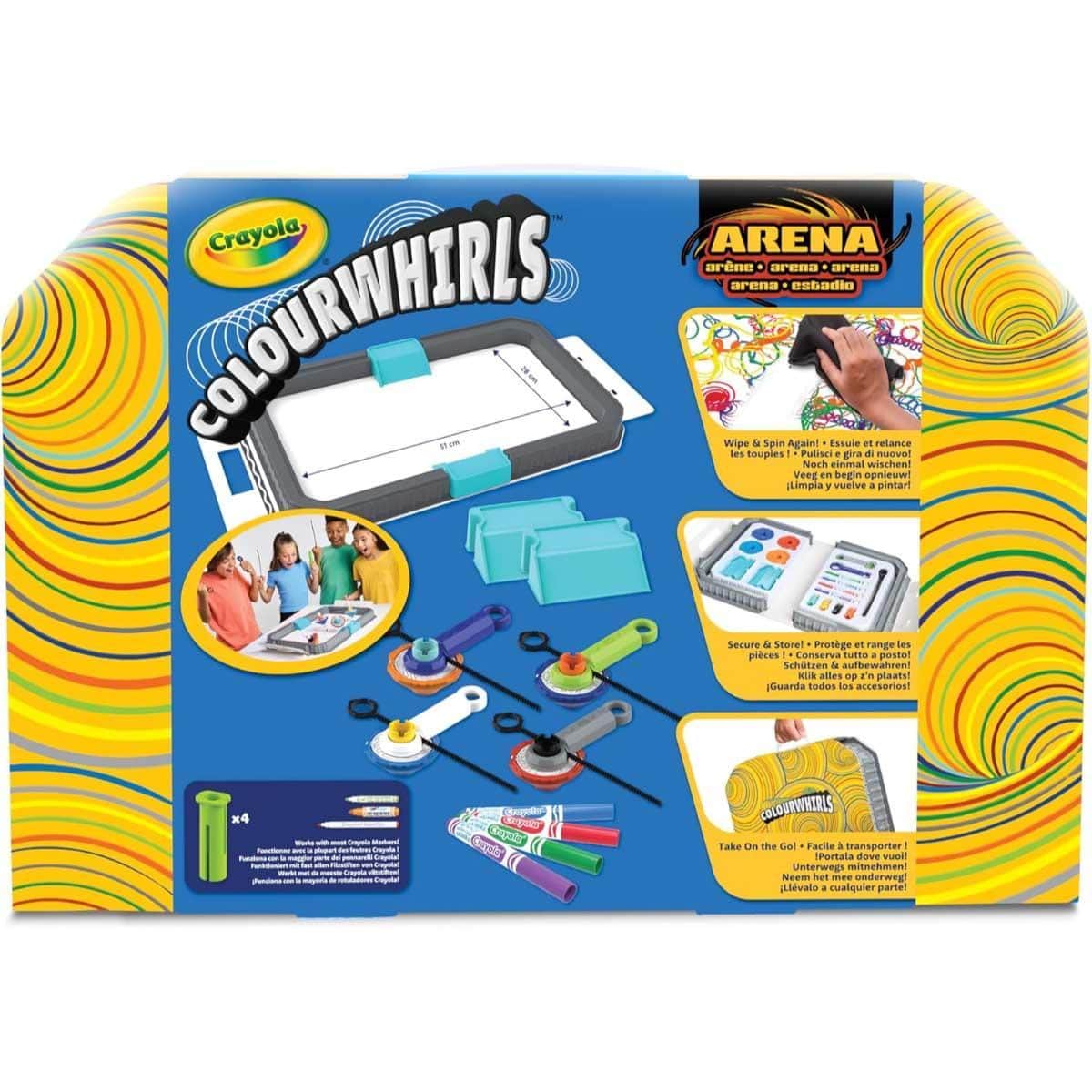Crayola Colourwhirls Battle Arena Unisex, 6-8 Years