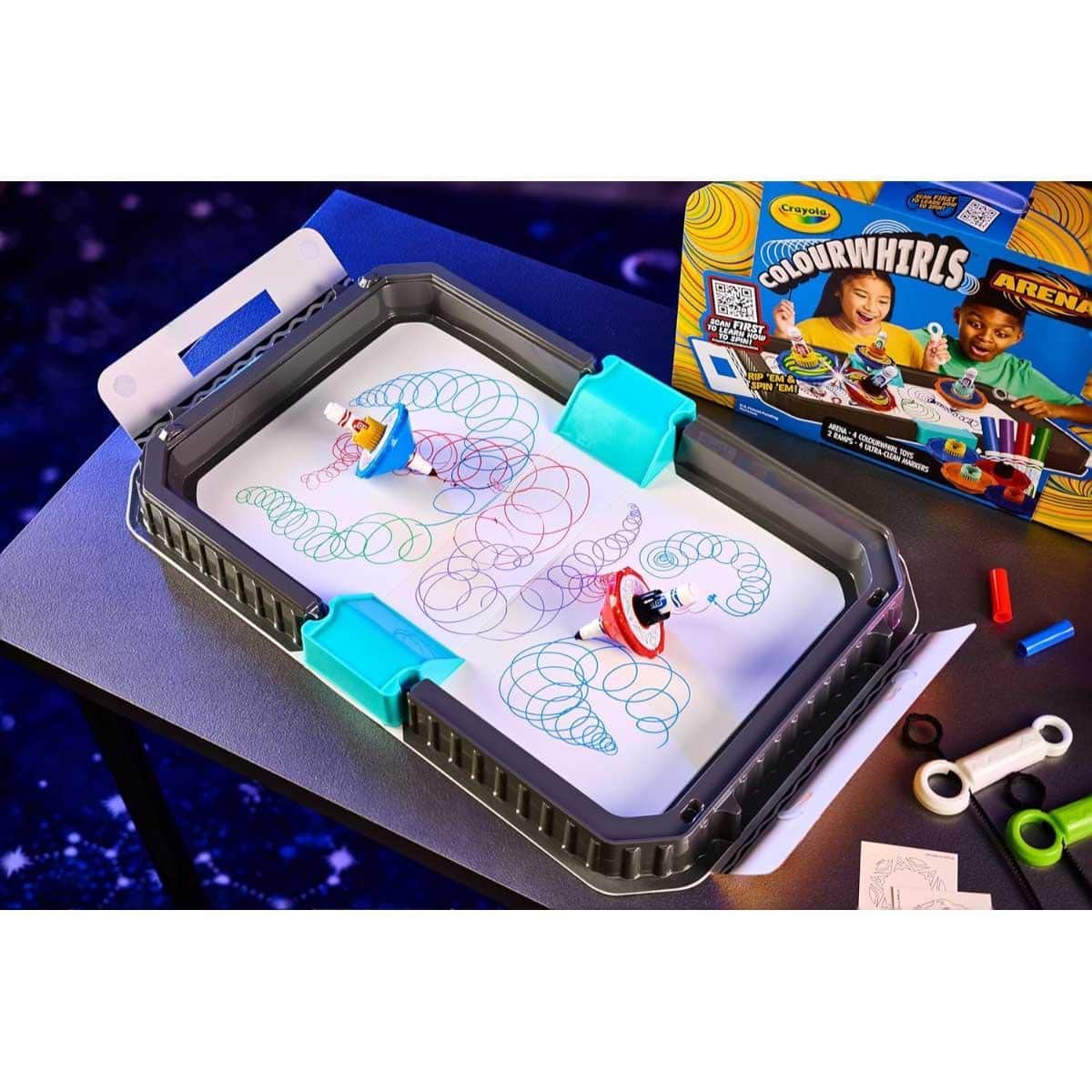 Crayola Colourwhirls Battle Arena Unisex, 6-8 Years