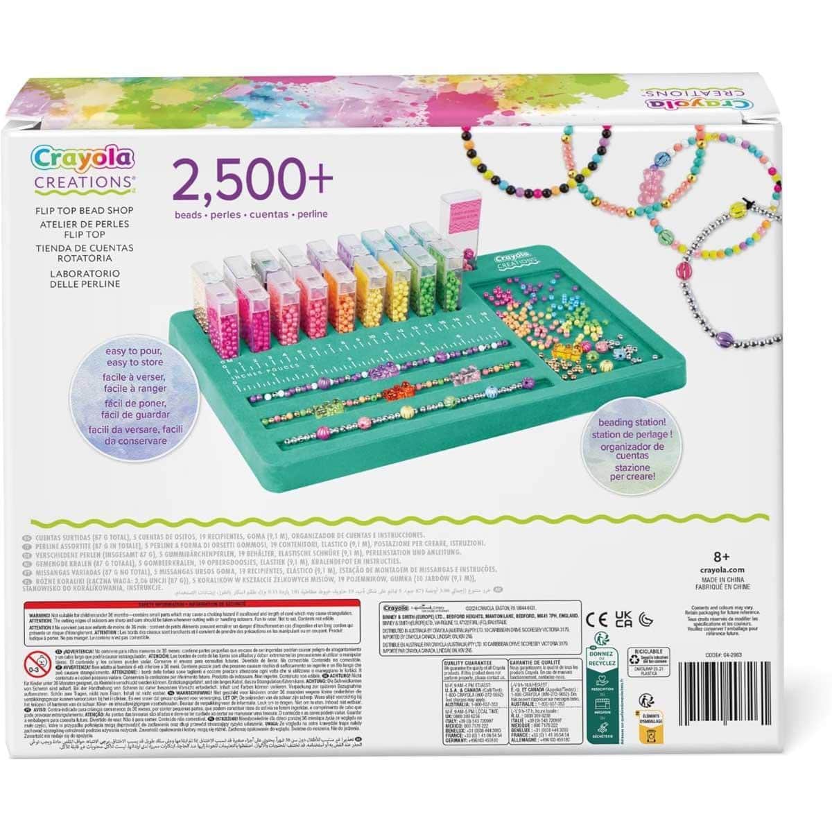 Crayola Creations Flip Top Bead Laboratory Set Girls, 8-10 Years