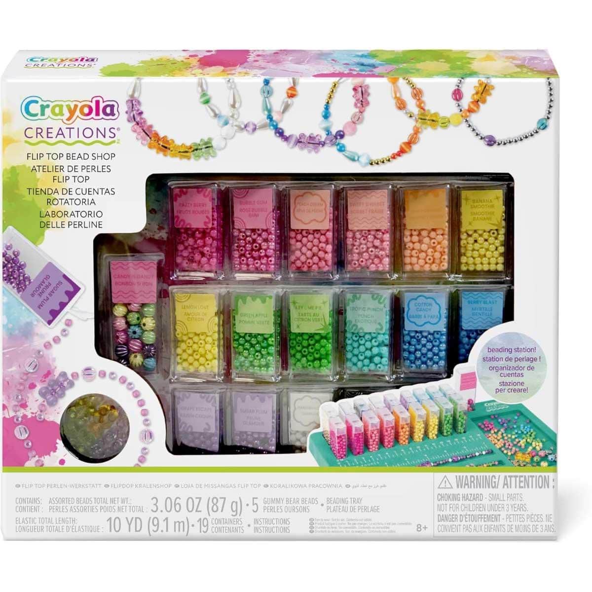 Crayola Creations Flip Top Bead Laboratory Set Girls, 8-10 Years