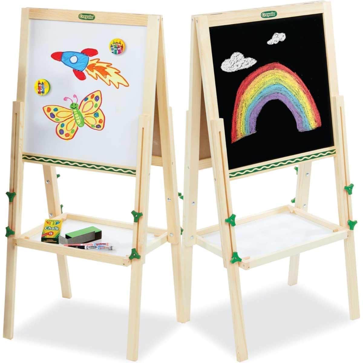 Crayola Kids Wooden Art Easel Unisex, 6-8 Years