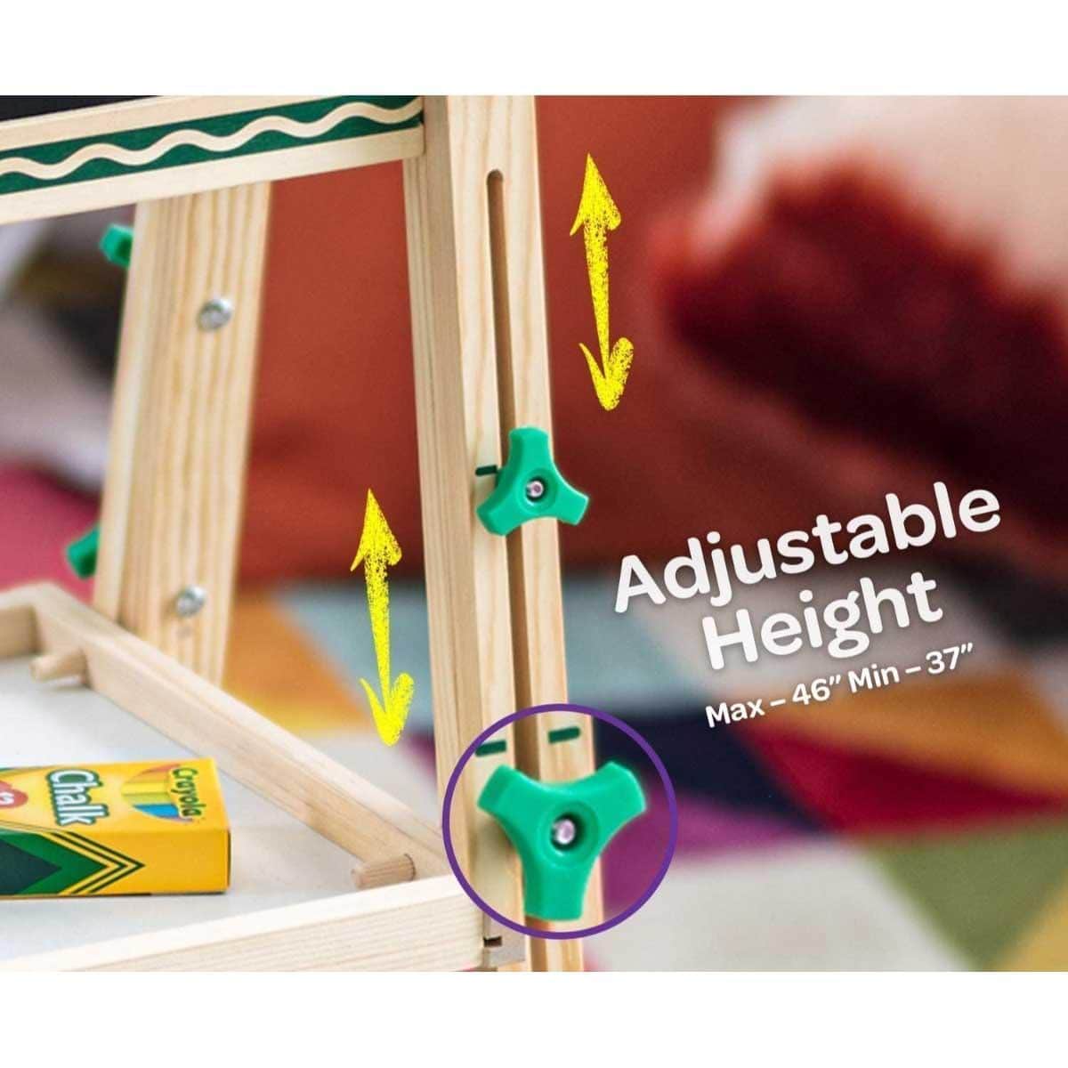 Crayola Kids Wooden Art Easel Unisex, 6-8 Years