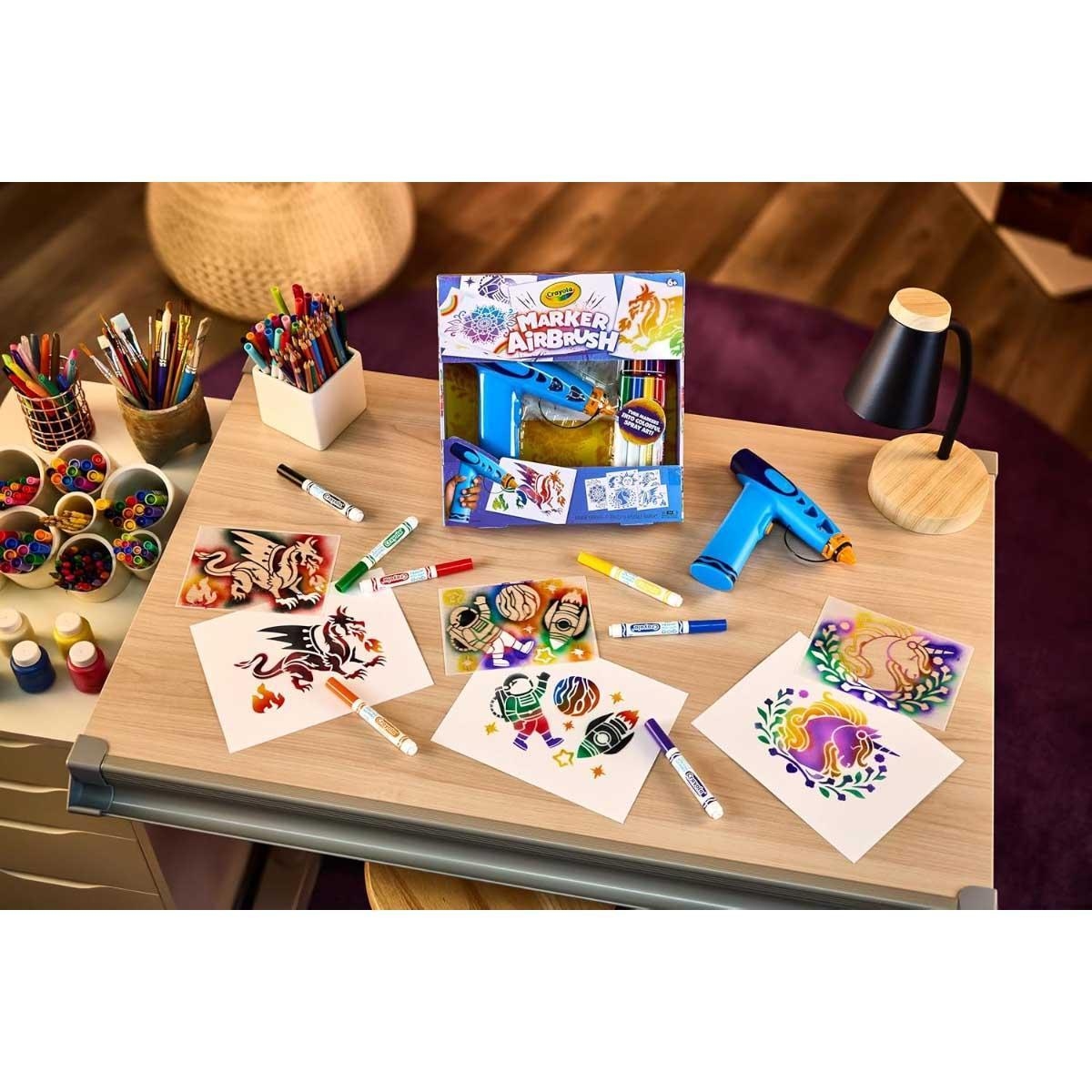 كرايولا ميني أداة رش بالأقلام للجنسين، 6-8 سنوات