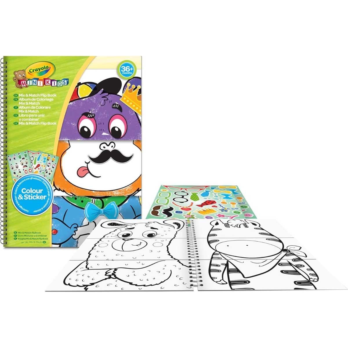 Crayola Mix & Match Flip Book Unisex, 2-3 Years