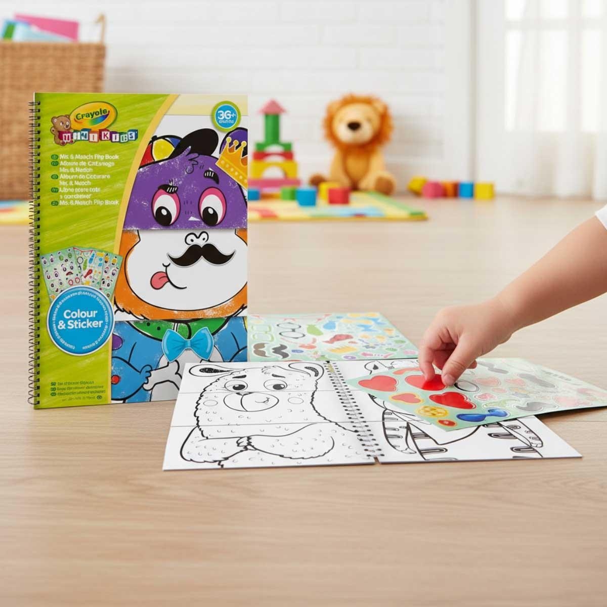Crayola Mix & Match Flip Book Unisex, 2-3 Years