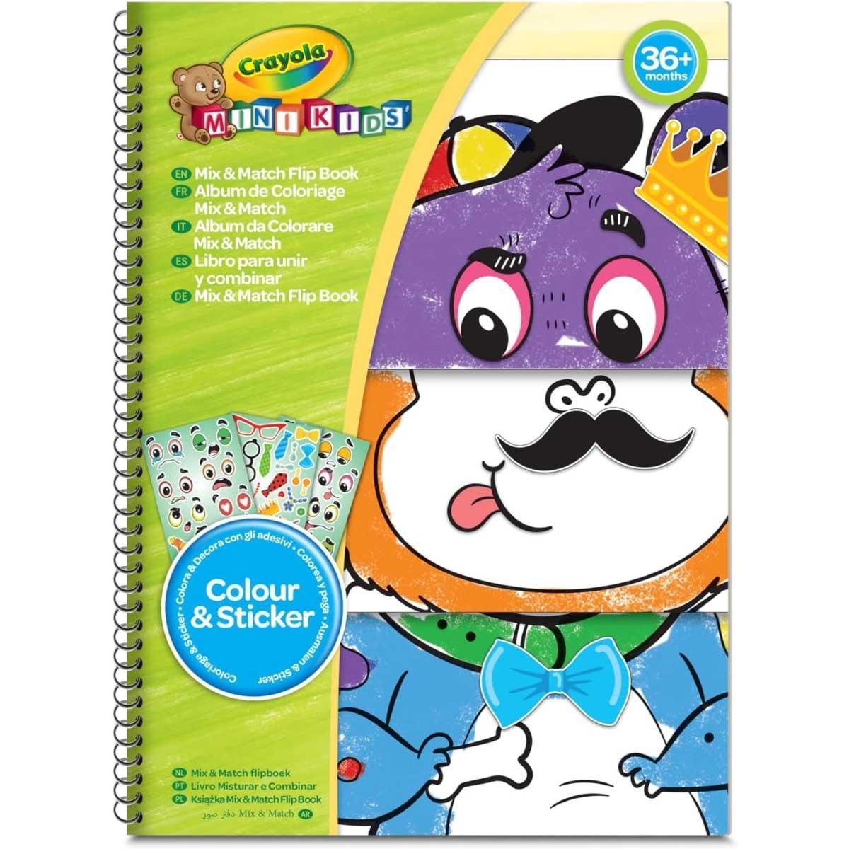 Crayola Mix & Match Flip Book Unisex, 2-3 Years