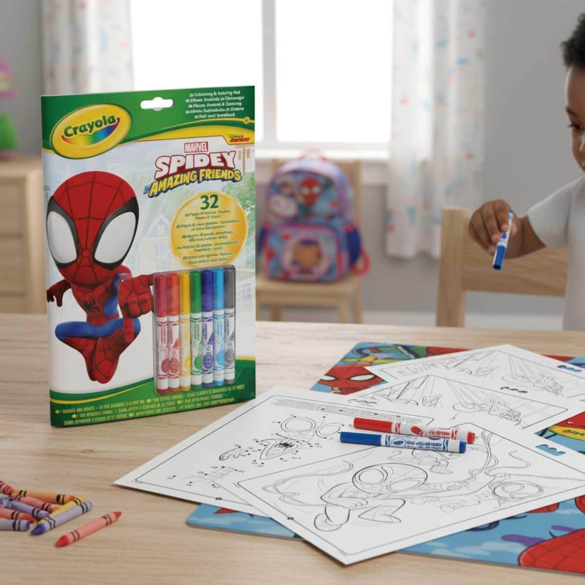Crayola Spidey Color & Activity Pad Unisex, 3-4 Years