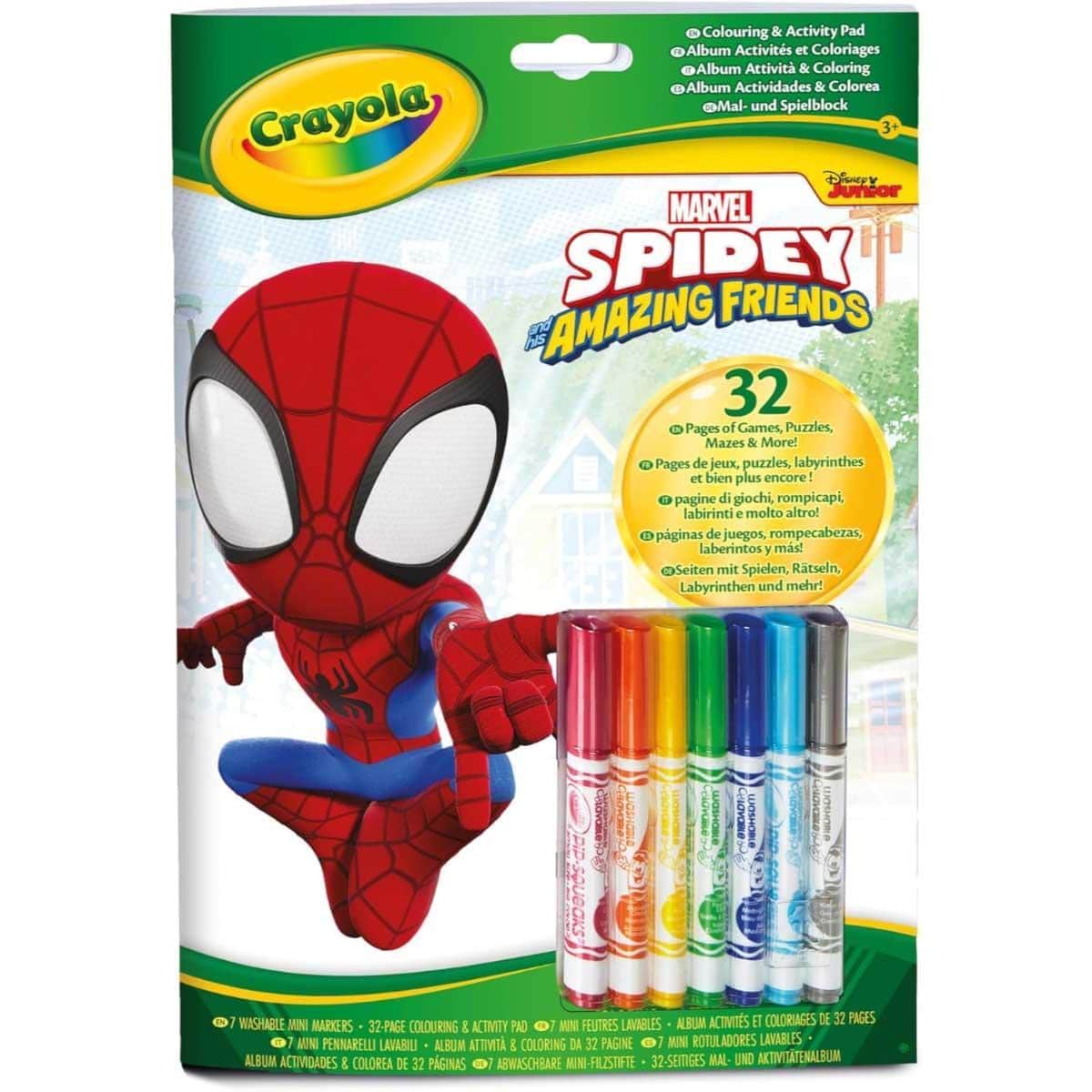Crayola Spidey Color & Activity Pad Unisex, 3-4 Years
