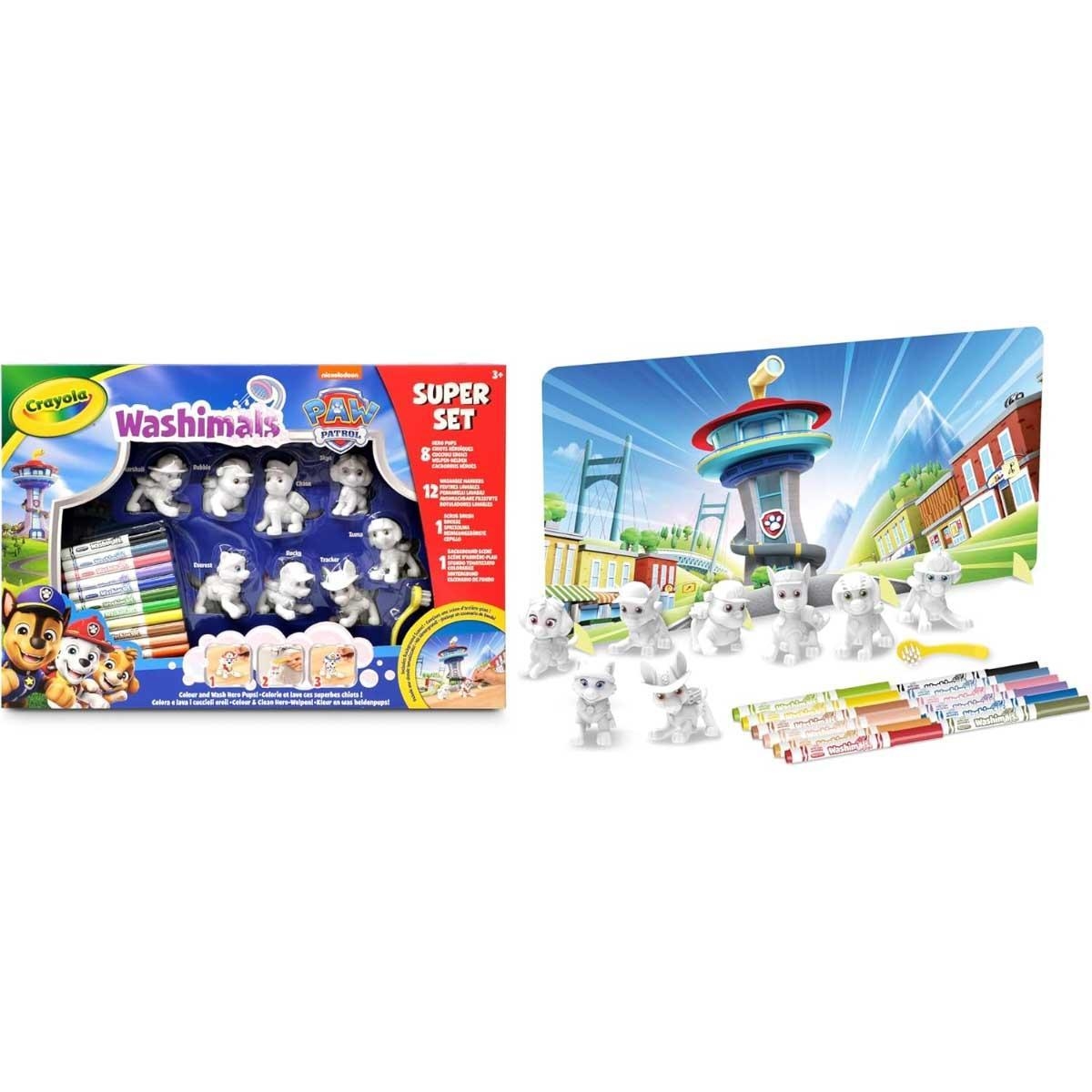 Crayola Washimals PAW Patrol Super Set Unisex, 3-4 Years