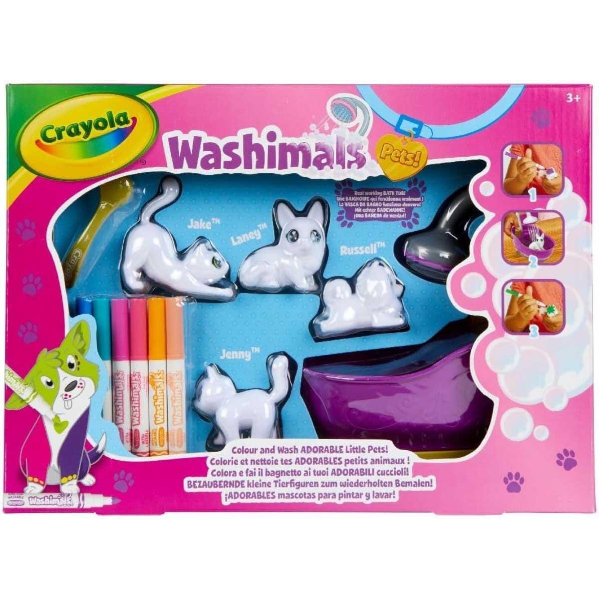 Crayola Washimals Pets Tub Refresh Set Unisex, 3-4 Years