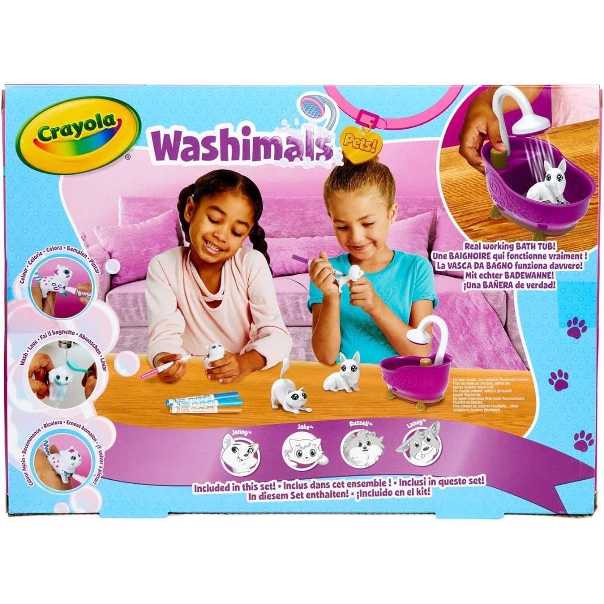 Crayola Washimals Pets Tub Refresh Set Unisex, 3-4 Years