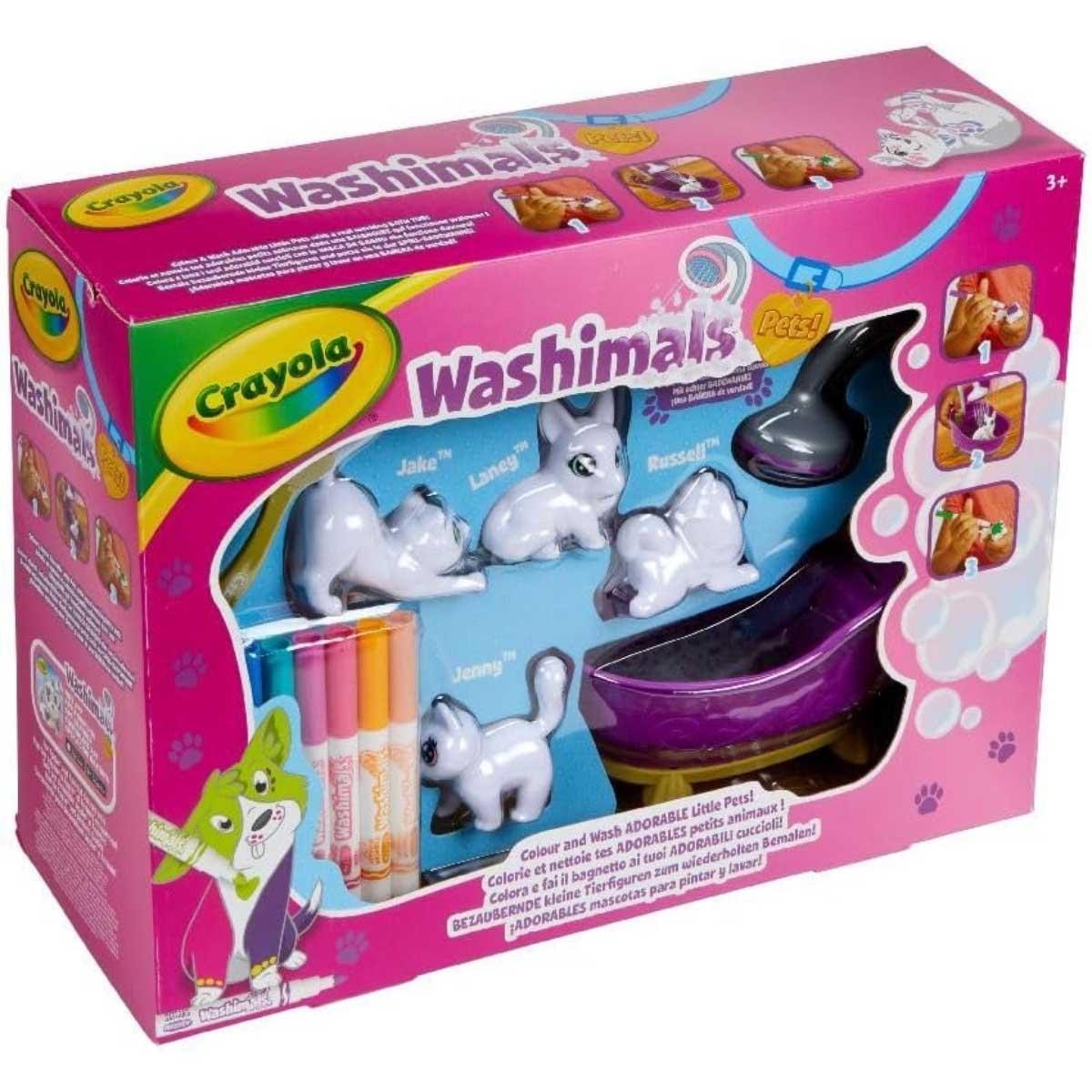 Crayola Washimals Pets Tub Refresh Set Unisex, 3-4 Years