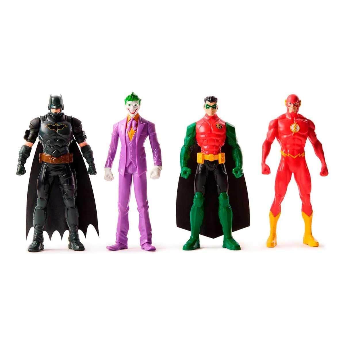 DC 6" 4-Piece Batman Series Action Figure Set Unisex, 3-4 Years
